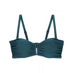 Triumph - Bikini Top mit Bügel - Dark blue 36D - Madras - Bademode für Frauen