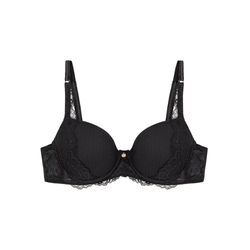 Triumph - Gefütterter Bügel-BH - Black 090 - Peony Florale - Unterwäsche für Frauen