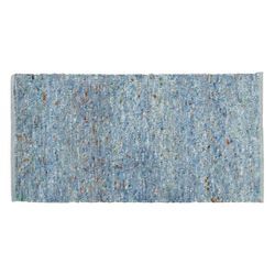 Schurwollteppich "Misano" | 60x120 cm | blau | 100% ökologisch