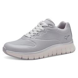 Keilsneaker TAMARIS Gr. 37, grau Damen Schuhe Freizeitschuh, Halbschuh, Schnürschuh mit waterproof-Ausstattung