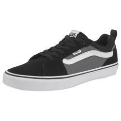 Sneaker VANS "Filmore" Gr. 40, schwarz (schwarz, grau), Leder, Schuhe Sneaker low Skaterschuh