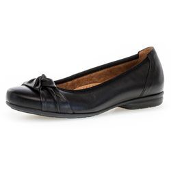 Ballerina GABOR "FLORENZ" Gr. 37, schwarz Damen Schuhe Businessschuh, Slipper, Halbschuh, Schlupfschuh in Weite G = weit