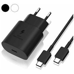 Lablanc - Samsung Schnellladegerät 25 w, USB-Typ-C-Anschluss, ultraschnelles Ladekabel, kompatibles Ladegerät, mit Samsung Galaxy S22 Plus/S22