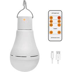 USB-wiederaufladbare Glühbirne mit Fernbedienung, 7 w dimmbare led, Outdoor-Camping-Notfall - Lablanc