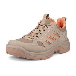 Sneaker ECCO "OFFROAD W" Gr. 36, beige (natur, orange) Damen Schuhe Freizeitschuh, Halbschuh, Schnürschuh für Outdoor