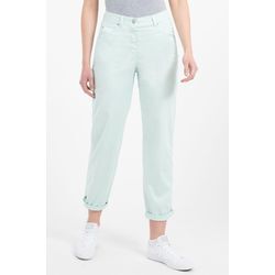 Stoffhose RECOVER PANTS "CARA" Gr. 34, Normalgrößen, grün (mint), Damen, 54% Lyocell;43% Baumwolle;3% Elasthan, unifarben, Hosen, in lässiger Passform