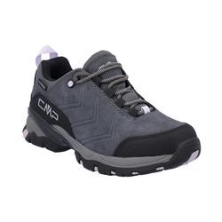 Wanderschuh CMP "MELNICK LOW WMN TREKKING SHOES WP" Gr. 36, grau (anthrazit), Leder, Schuhe, wasserdicht