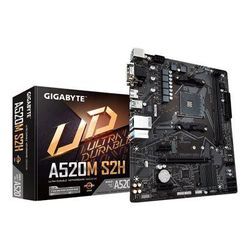 GIGABYTE Mainboard A520M S2H - Micro ATX - Socket AM4 - AMD A520