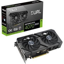 Asus Grafikkarte Dual GeForce RTX 4070 SUPER EVO - 12 GB GDDR6X OC