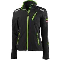 Fortis - Damen Jacke 24, schw./limegreen, Gr. xxl