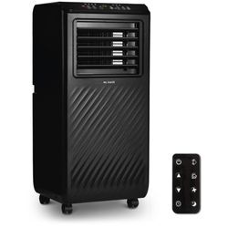 ARTIC-100 Black - Tragbare Klimaanlage, 7000 BTU/h mobile Kühlbox, Klasse a, 3 in 1: Kühlbox, Ventilator und Entfeuchter, Fernbedienung, Räume ≥ 14m²