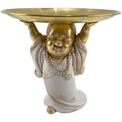 Goldene Buddha-Figur – orientalische Dekoration für Zuhause und Büro