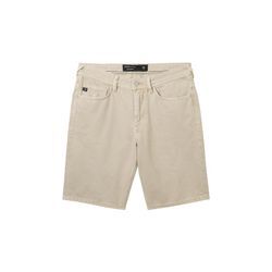 TOM TAILOR DENIM Herren Lockere Jeans Shorts, grau, Uni, Gr. XL