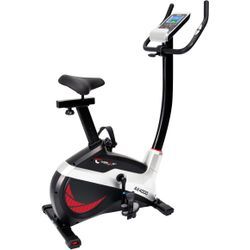 Ergometer CHRISTOPEIT SPORT "AX 4000" Fahrradtrainer Gr. ohne Unterlegmatte, rot (rot, silberfarben, schwarz) Schwungmasse ca. 8 kg, 24 Widerstandsstufen