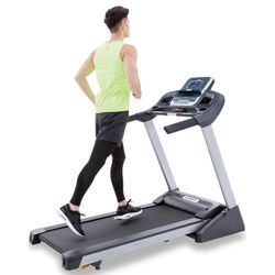 Laufband SPIRIT FITNESS "XT 185", schwarz (anthrazit, schwarz), LaufbänderB:89cm H:150cm L:193cm, bis max. 16 km/h, B:89cm H:150cm L:193cm