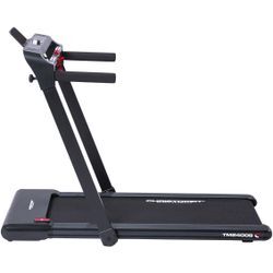 Laufband CHRISTOPEIT SPORT "TM 2400S", schwarz, LaufbänderB:75cm H:115cm L:150cm, bis max. 16 km/h, klappbar, B:75cm H:115cm L:150cm