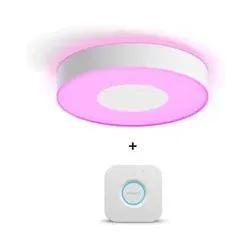 Philips Hue White & Color Ambiance Infuse Deckenleuchte M 2350lm + Gratis Hue Bridge