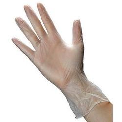 Meditrade® unisex Einmalhandschuhe Vinyl 2000 PF weiß Größe L 100 St.