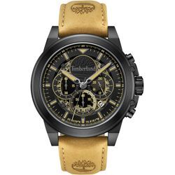 Chronograph TIMBERLAND "FAST STRIKE" Armbanduhren braun (hellbraun) Herren Quarzuhr, Armbanduhr, Herrenuhr, Lederarmband, Stoppfunktion, Datum