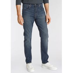 Tapered-fit-Jeans LEVI'S "502 TAPER" Gr. 30, Länge 34, blau (med indigo), Herren, Denim/Jeans, Obermaterial: 99% Baumwolle, 1% Elasthan, Jeans, in elegantem, modernem Stil