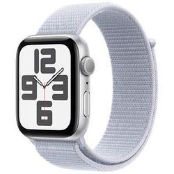 Apple Watch SE 44 mm Aluminium (GPS) Sport Loop blaue Wolke, silber