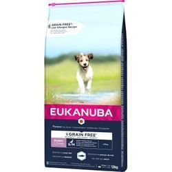 EUKANUBA Trockenfutter Hund Small & Medium Breed Puppy, getreidefrei mit Fisch 2x12 kg