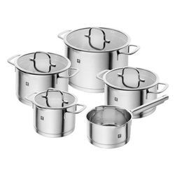 ZWILLING Trueflow Kochtopf-Set - Silber - Edelstahl