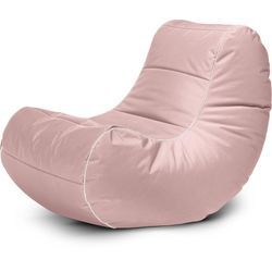 Sitzsack MAGMA HEIMTEX "Salsa SCUBA", rosa (altrose), B:110cm H:60cm, Bezug: 100% Polyester, Sitzsäcke