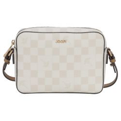 Umhängetasche JOOP "cortina piazza cloe shoulderbag shz", Damen, Gr. B/H/T: 21cm x 15cm x 6cm, birch, natur, Lederimitat, Taschen, Handtasche Damen Tasche Damen Schultertasche