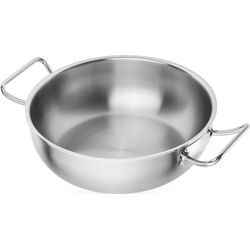 Wok ZWILLING "Pro", silber (silberfarben), B:39,5cm H:10cm L:39,5cm Ø:30cm, Pfannen, Induktionsgeeignet