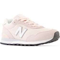 Sneaker NEW BALANCE "WL515", Gr. 36,5, rosa (rosa, weiß), Leder, Textil, sportlich, Schuhe