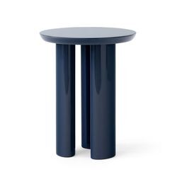 &Tradition - Tung Table JA3, Ø 38 x 48 cm, steel blue