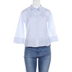 Rene Lezard Damen Bluse, blau, Gr. 34