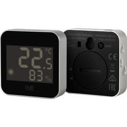 EVE Sensor "Weather (HomeKit) 2er Pack", Sensoren, schwarz (silber, schwarz)B:12,5cm H:12,5cm L:6,5cm