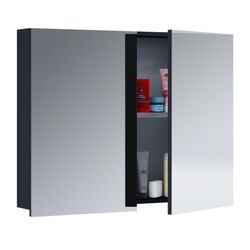 Spiegelschrank "Badinos" 60cm Schwarz