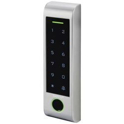 Sygonix SY-6121662 Fingerprint/RFID Zugangssystem Oberflächenmontage 12 V/DC, 18 V/DC IP66 mit beleuchteter Tastatur, mit Touchscreen