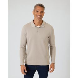 Poloshirt mit Karo-Struktur