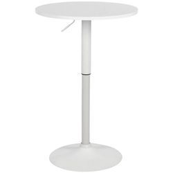 CLP Stehtisch Lamoni höhenverstellbar drehbar mit Metallgestell I Bistrotisch für Bar & Events I Tischplatte Ø 60 cm I Ideal mit Hussen & Deko