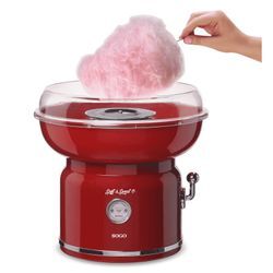 SOGO Zuckerwatte-Maschine Retro-Rot CC-SS-11975