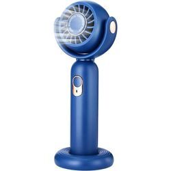 Ahlsen - Tragbarer Mini-Ventilator, Taschenventilator, starker Wind mit 3 Geschwindigkeiten, 130° drehbar, Schreibtischventilator mit Sockel, kleiner