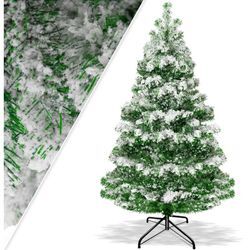 Kesser - Weihnachtsbaum künstlich Tannenbaum Edeltanne Spritzguss pe 140cm (Schnee)