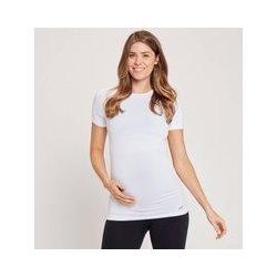 MP Women's Maternity Seamless Short Sleeve T-Shirt — Weiß - XS