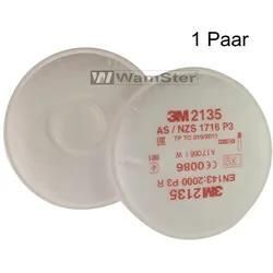 3M 2135 P3R Partikelfilter gegen feste und flüssige Partikel (1 Paar)