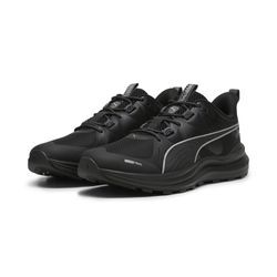 Laufschuh PUMA "Reflect Lite Trailrunning-Schuhe Erwachsene" Gr. 36, schwarz cool schwarz gray silber metallic, Obermaterial: Synthetik, Textil; Futter: Textil; Innensohle: Textil; Laufsohle: Gummi, Schuhe