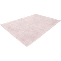 Hochflor-Teppich CALO-DELUXE "Vossi 111" Gr. 4, rosa (hellrosa), B:160cm H:40mm L:230cm, Kunstfaser, Teppiche, besonders weich durch Microfaser, Wohnzimmer