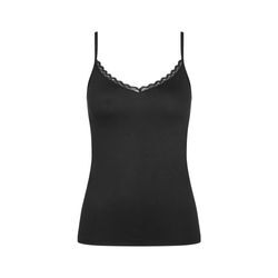 Triumph - Unterhemd mit Spaghettiträgern - Black 046 - Feel Of Cotton - Unterwäsche für Frauen