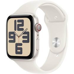 Apple Watch SE (2024) GPS + Cellular 44 mm Aluminiumgehäuse Sport Band Polarstern S/M