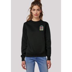 Sweatshirt F4NT4STIC "Sesamstraße Ernie Trobical Toast", Damen, Gr. L, schwarz, Obermaterial: 85% Baumwolle, 15% Polyester, casual, regular fit, Rundhals, Langarm ohne Bündchen, Sweatshirts, Premium Qualität