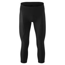 Fahrradhose GONSO "Essential Tight 5/6 SC M" Gr. L, Normalgrößen, schwarz, Herren, 78% Polyester, 22% Elasthan, Hosen, Herren 3/4 Radhose mit Sitzpolster, atmungsaktive Radlerhose Tight Fit