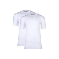 T-Shirt HOM "T-Shirt 2er Pack", Herren, Gr. L, weiß, Obermaterial: 100% Baumwolle CO., Shirts